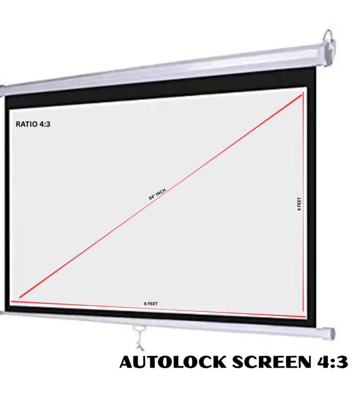Autolock Projection Screen – 4:3 Standard Format Product Description