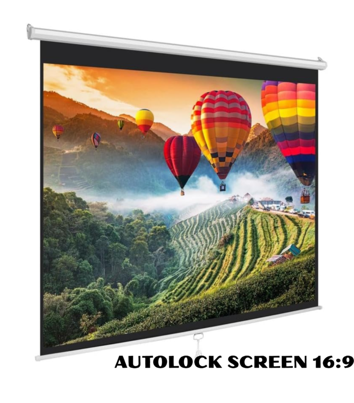 Autolock Projection Screen – 16:9 Widescreen Format Product Description
