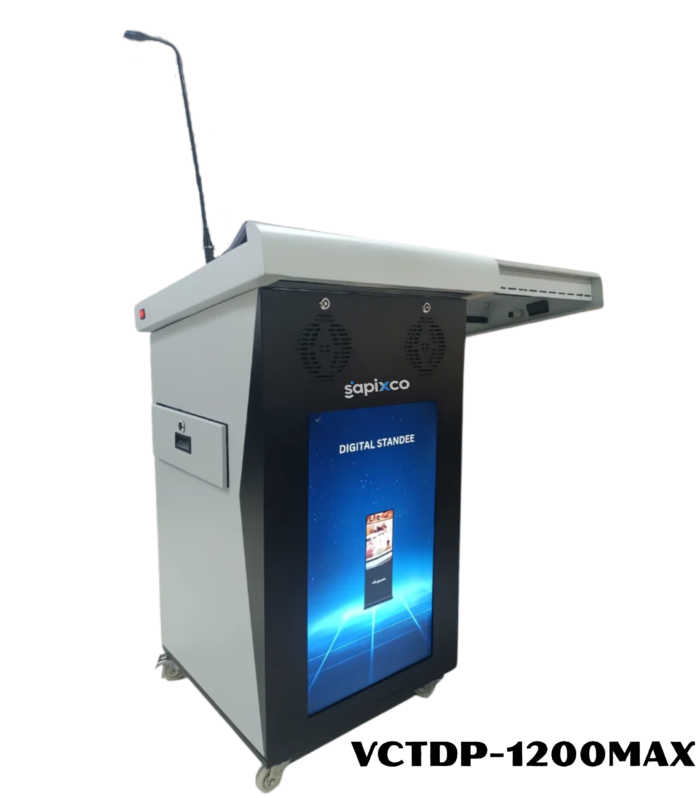 SAPIXCO Digital Smart Podium Model No: VCTDP-1200MAX