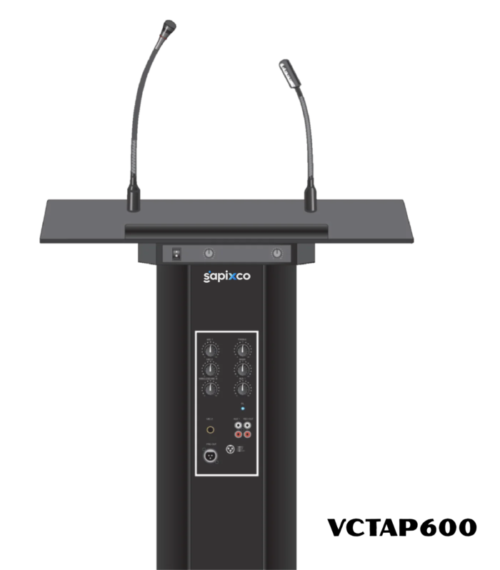 SAPIXCO Audio Podium System Model No: VCTAP600