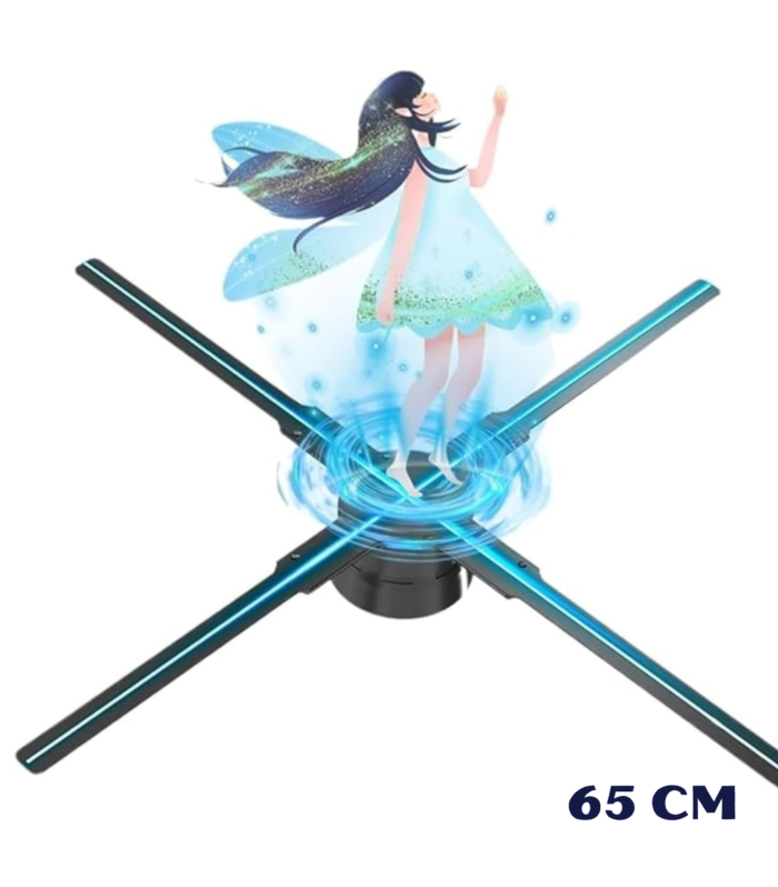 65 cm Hologram Fan Display Large Format 3D LED Holographic Advertising Display