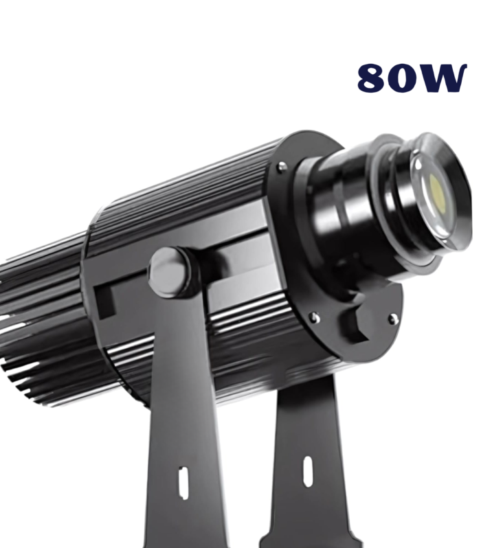 80W LED Logo Projector Ultra-Bright GOBO Advertising Projector